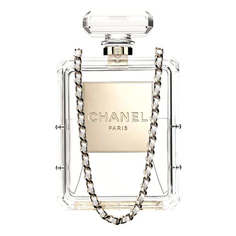 Chanel 5 bottle clutch